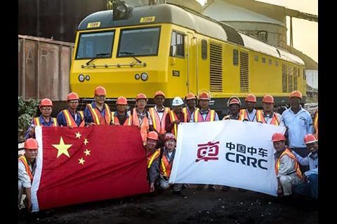 CRRC Qishuyan has delivered a batch of DF8B diesel locomotives ordered by aluminium company Alpart for use in Jamaica.